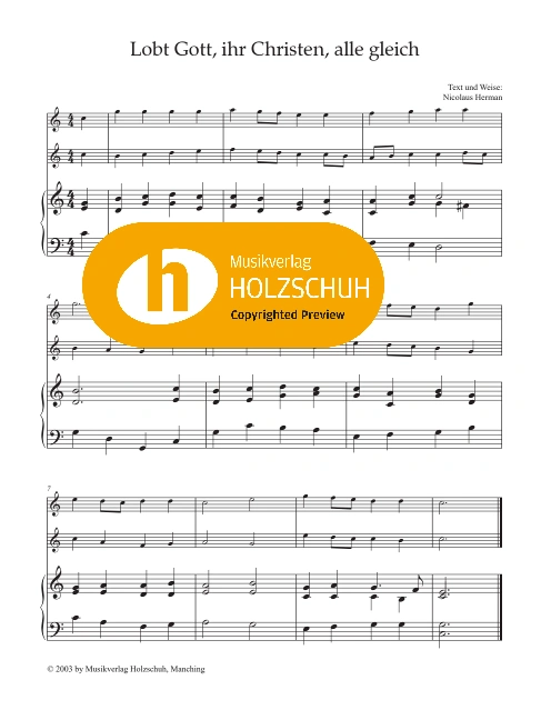 Lobt Gott, ihr Christen, alle gleich